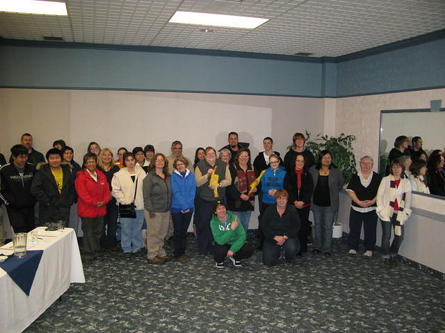 2011 March 22; Sask Deaf & Hard of Hearing, Starbucks, Omni Care Home, EE Burritos & Friends 2