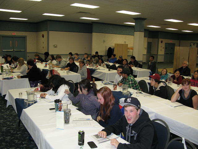 2012 November 18 - Saskatoon Business College, McDonalds, Domino Pizza, Mar's Mini Golf, Salvation Army & Friends